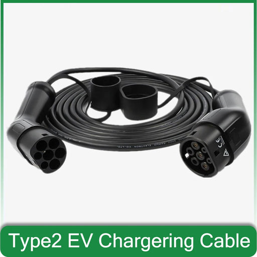 EV Charging Cable 32A 22KW Three Phase Electric Vehicle Cord for EVSE Car Charger Station Type 2 Female to Male Plug IEC 62196