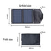 Portable Foldable Solar Panel 30W 22W 15W Charger Power Bank Rechargeable Battery Dual USB 5V Camping for Moblie Phone Charge