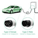 Electric Car Charger EV Charging Cable 16A-32A Single-Phase Three-Phase 22Kw IEC62196 EVSE Kit