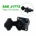 ISIGMA EV Charger Socket 32A 7.2KW 40A 9.2KW Type 1 SAE J1772 Socket Outlet Male Fixing Electric Vehicle Charging