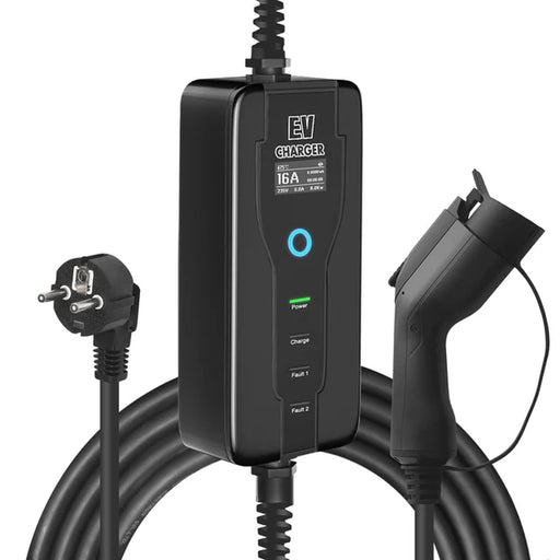 Type 1 Portable EV Charging Box Cable Switchable 10/16A Schuko Plug Electric Vehicle Car Charger EVSE 2.2/3.6KW