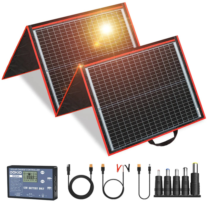 18V 150W Solar Panel Monocrystalline Charge 12V Portable Foldble Solar Panel China for Boats/Out-Door Camping/Car/Rv