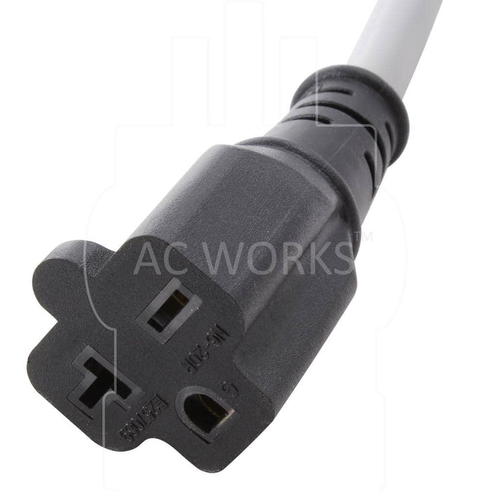 1 Ft. 12/3 EVSE Upgrade EV Charging Adapter 15 Amp Household Plug to NEMA 6-20R Connector